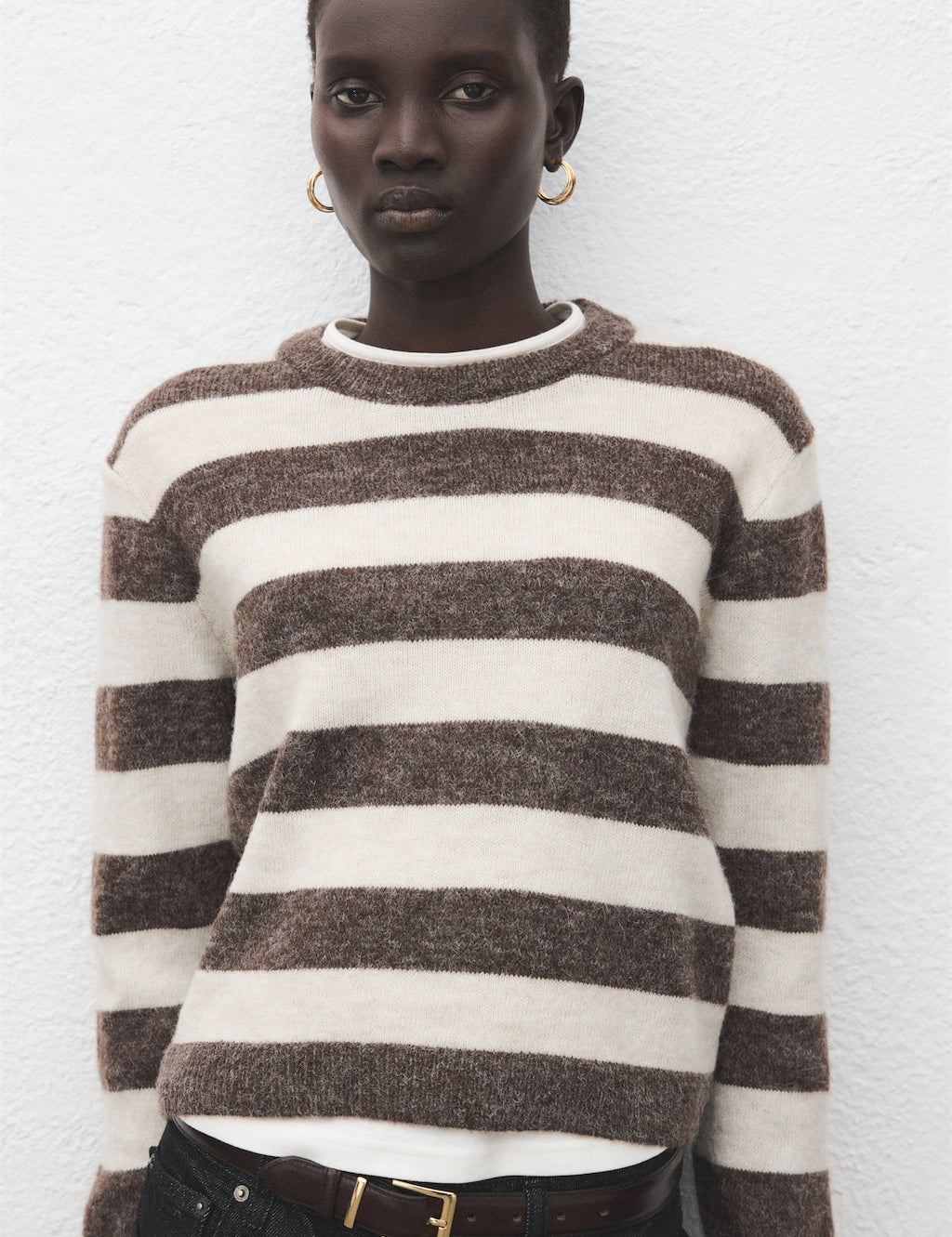 Mango sweater arbol in brown - Image 1