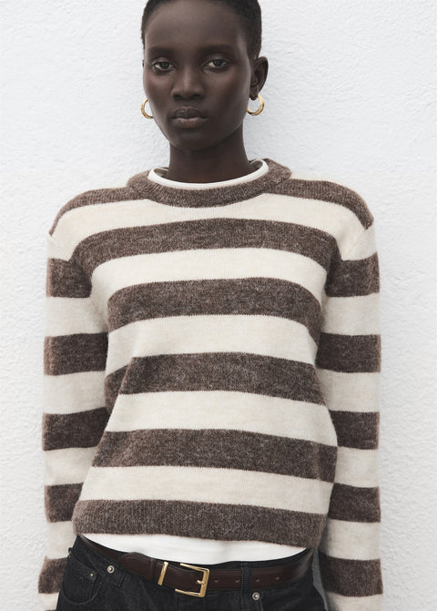 Mango sweater arbol in brown