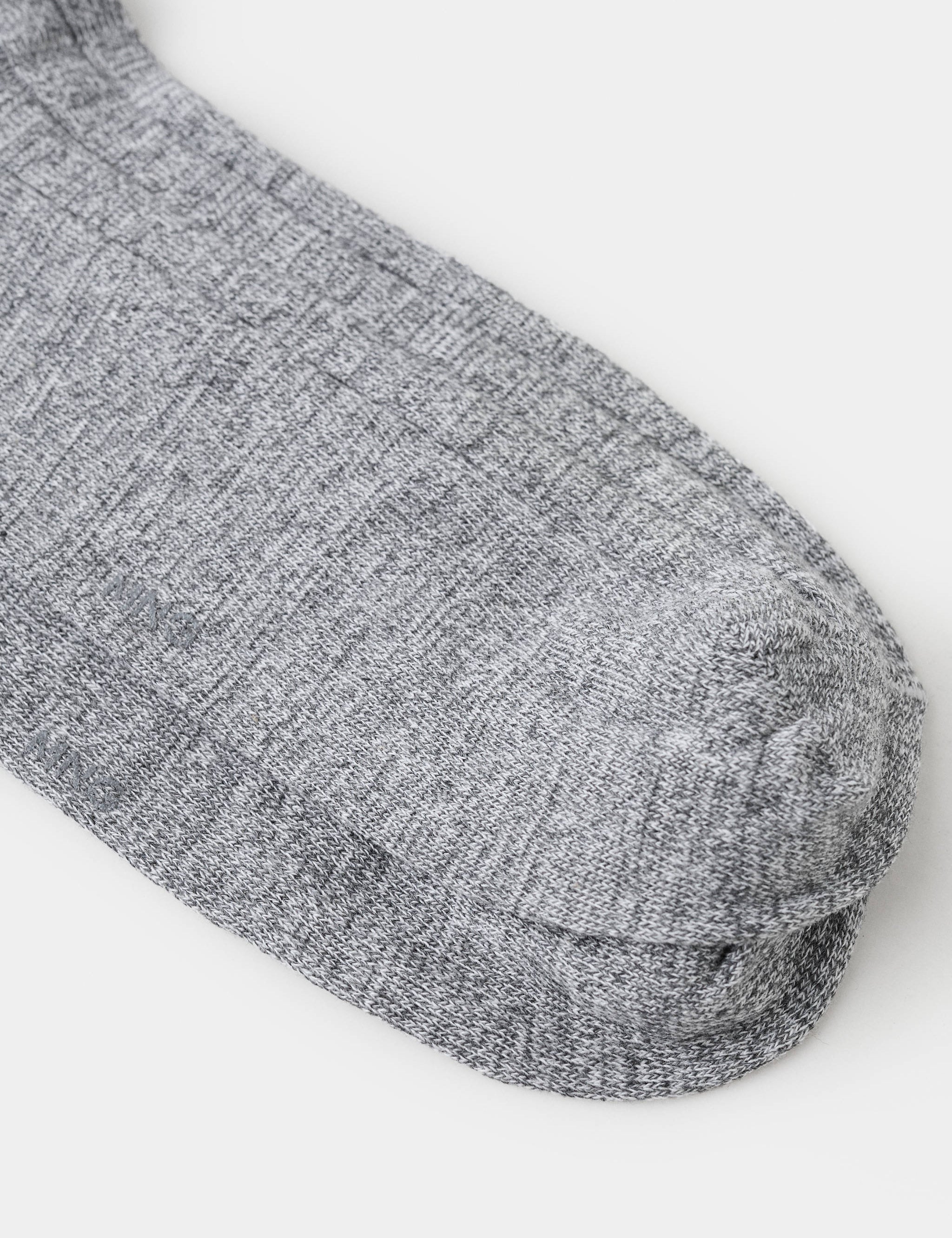 Mango socks canale in light vigore grey-023