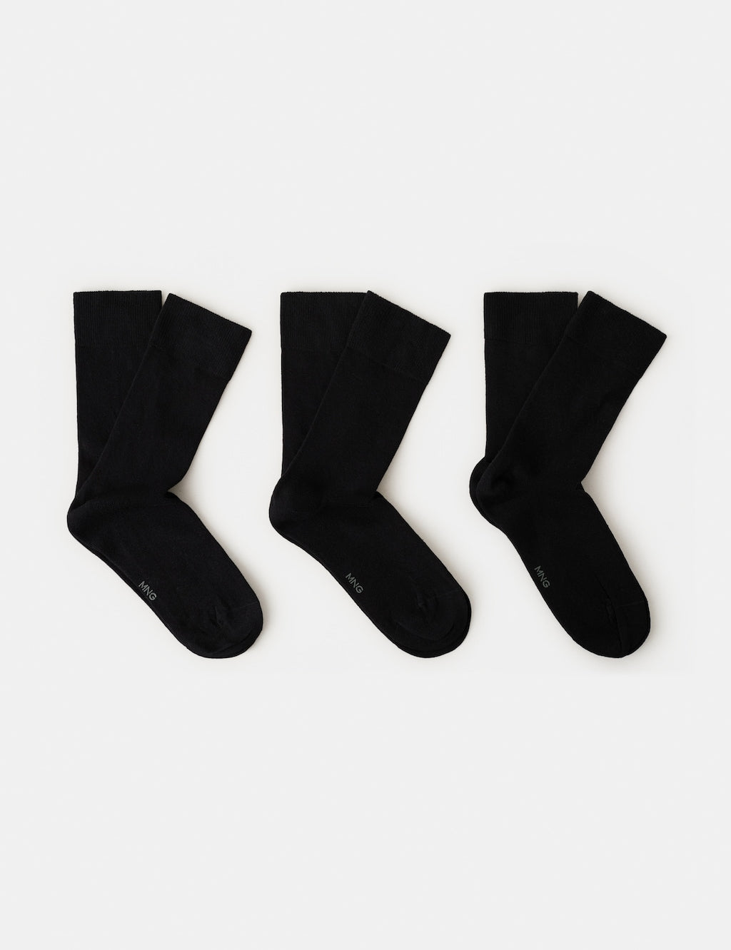 Mango socks triblack in black - Image 1