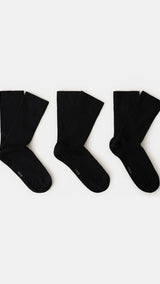 Mango socks triblack in black - Image 1