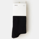 Mango socks triblack in black - Image 3
