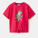 Mango t-shirt tsjessie in red - Image 1