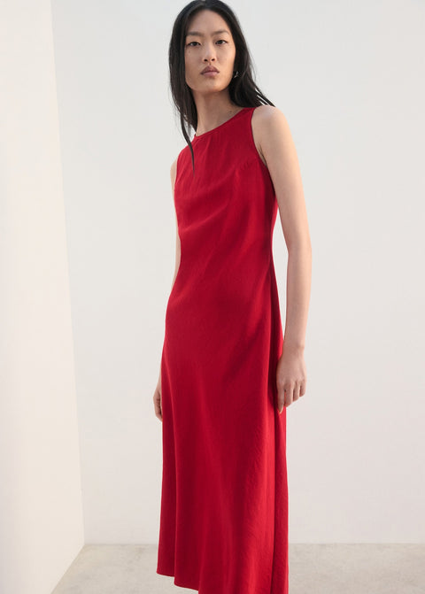Mango dress nati in red