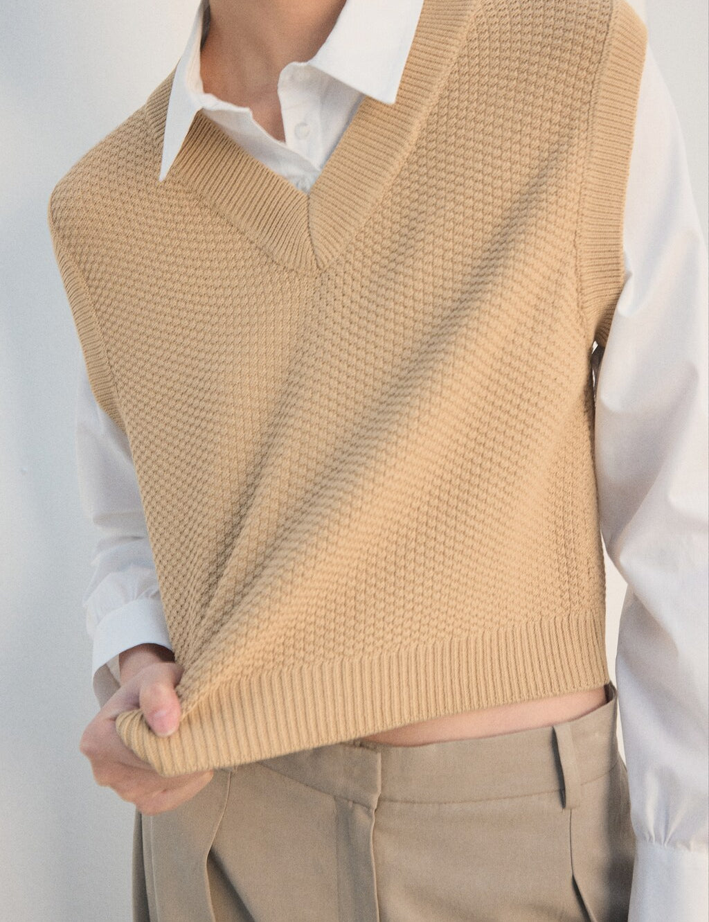 Mango sweater lily in camel - Image 1
