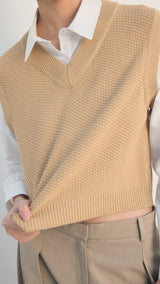 Mango sweater lily in camel - Image 1