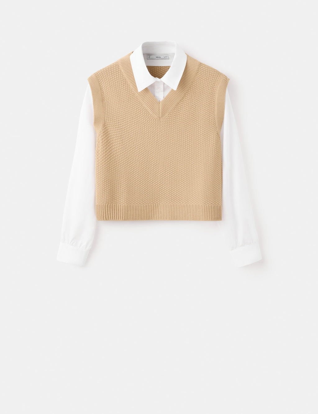 Mango sweater lily in camel - Image 2