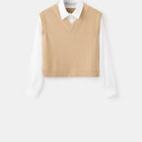 Mango sweater lily in camel - Image 2