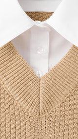 Mango sweater lily in camel - Image 6