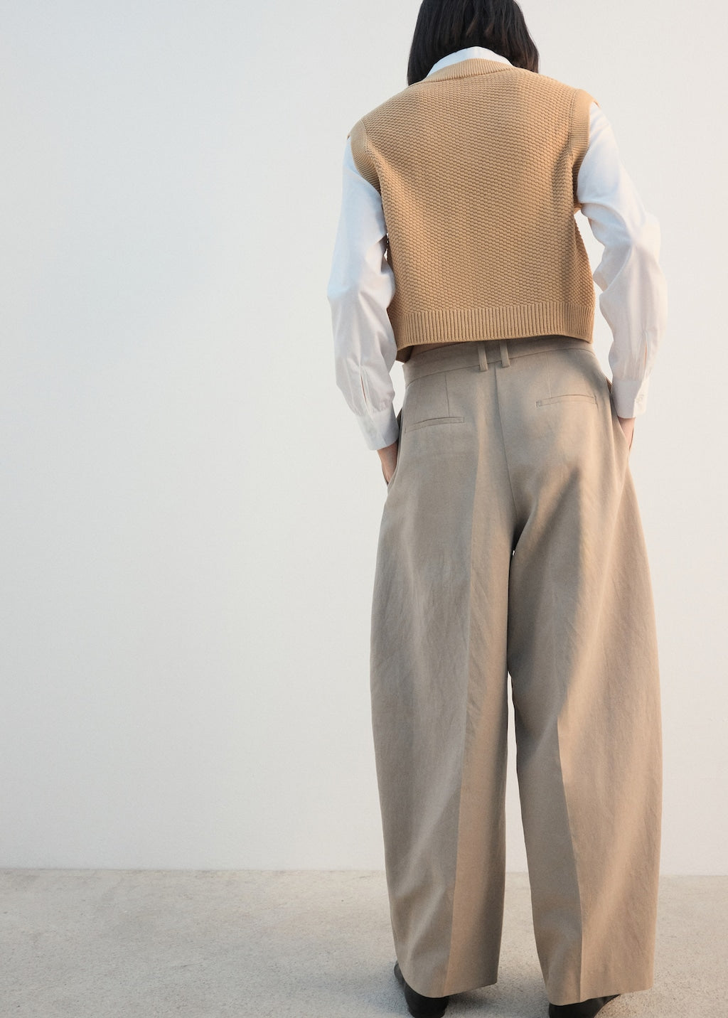 Mango sweater lily in camel - Image 7
