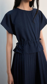 Mango dress coco in navy - Image 5