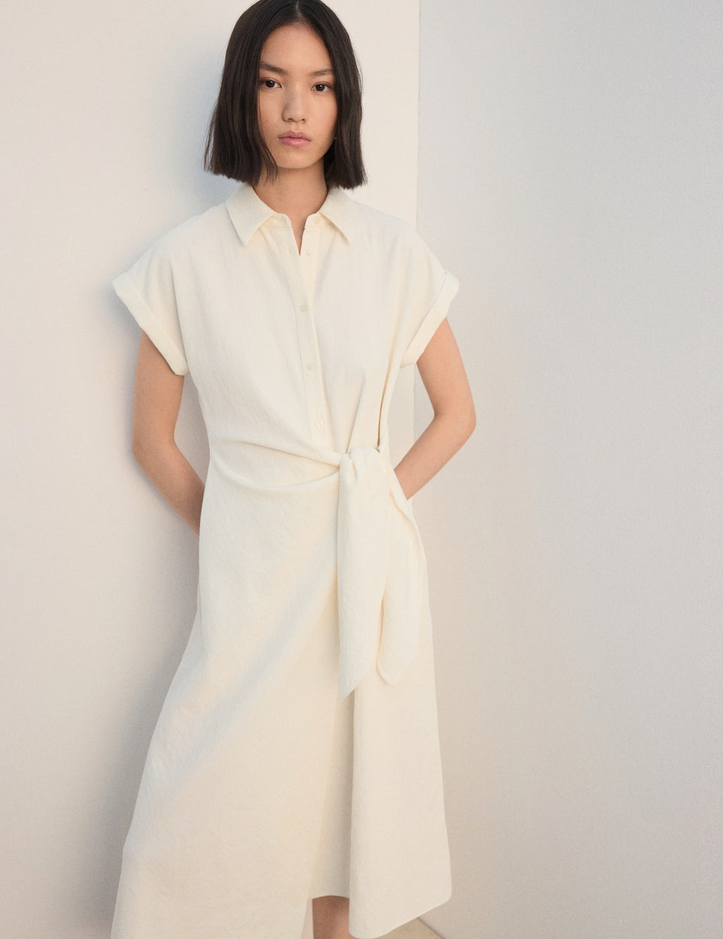 Mango dress hawai in raw - Image 1