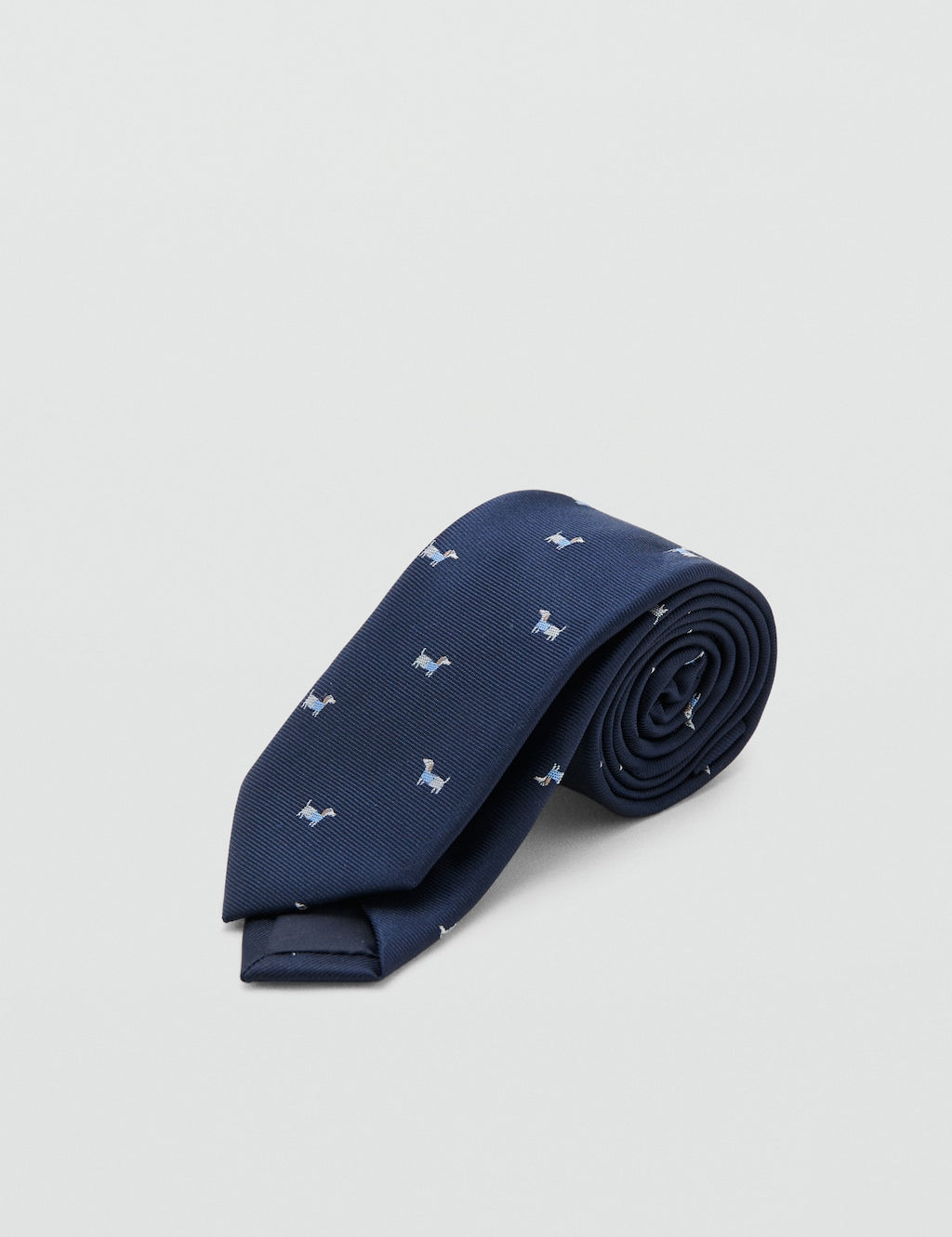 Mango tie dog in navy - Image 1