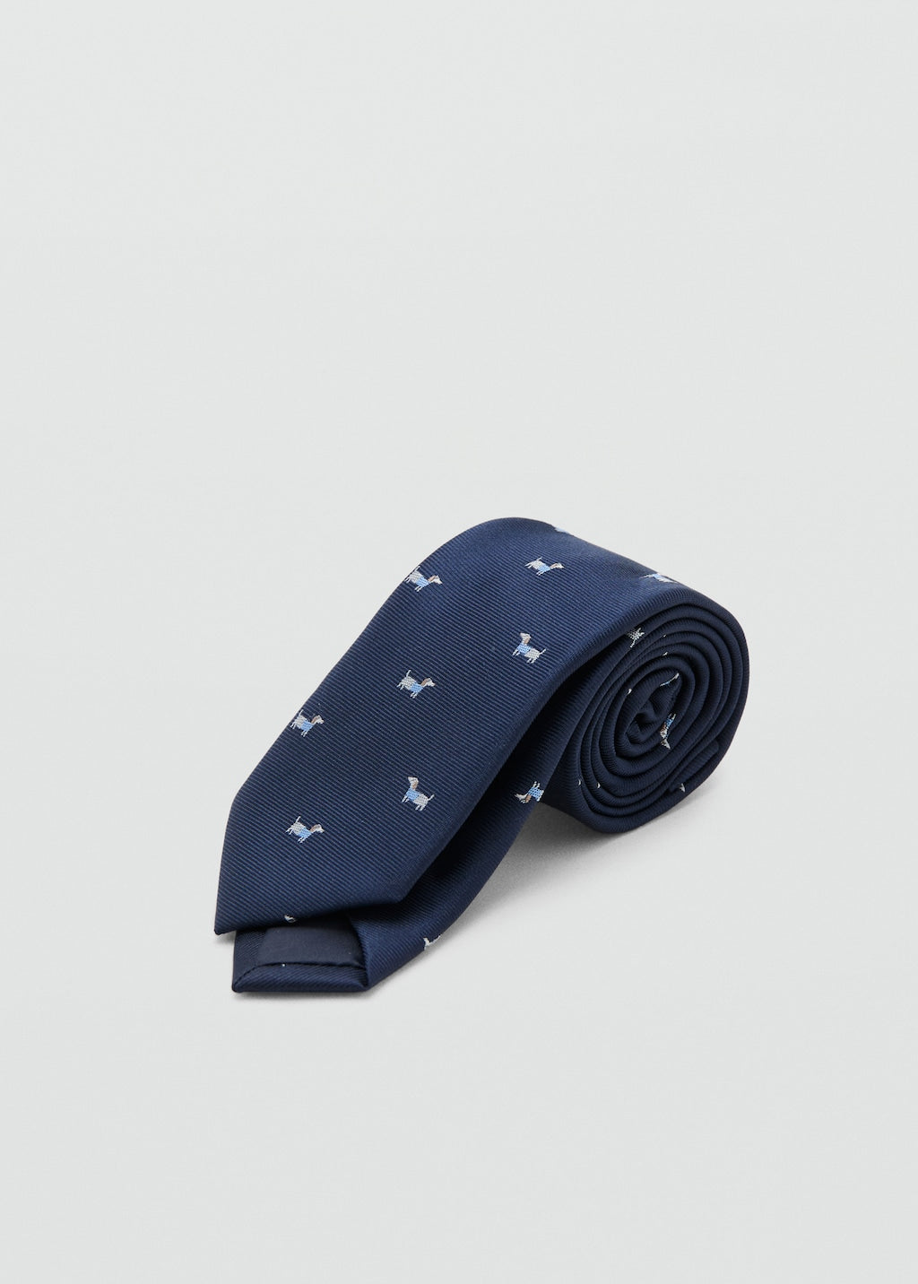 Mango tie dog in navy - Image 1