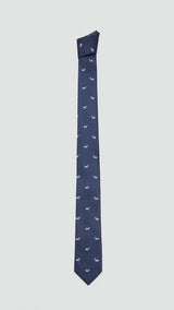 Mango tie dog in navy - Image 2