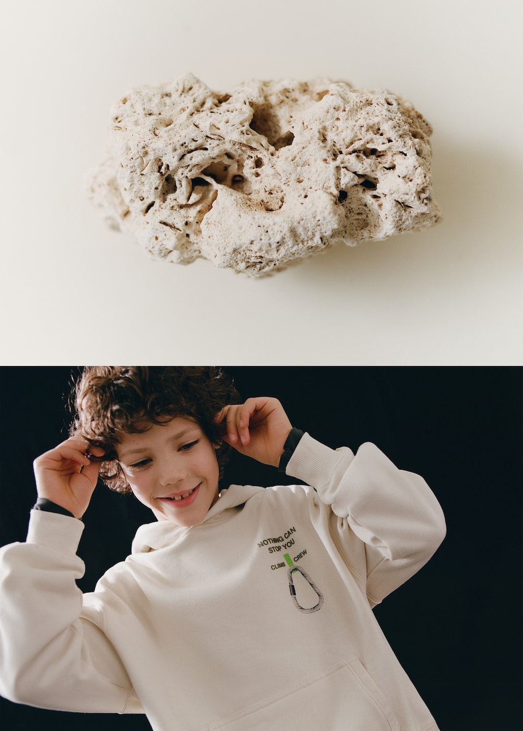 Mango sweatshirt emos in raw - Image 3