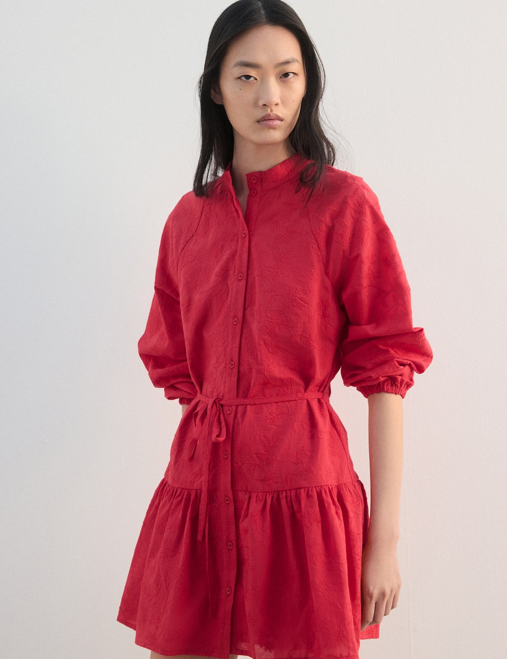 Mango dress domino in tomato - Image 1