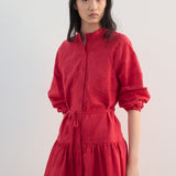 Mango dress domino in tomato - Image 1