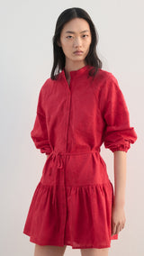 Mango dress domino in tomato - Image 1