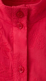Mango dress domino in tomato - Image 3
