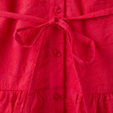 Mango dress domino in tomato - Image 6