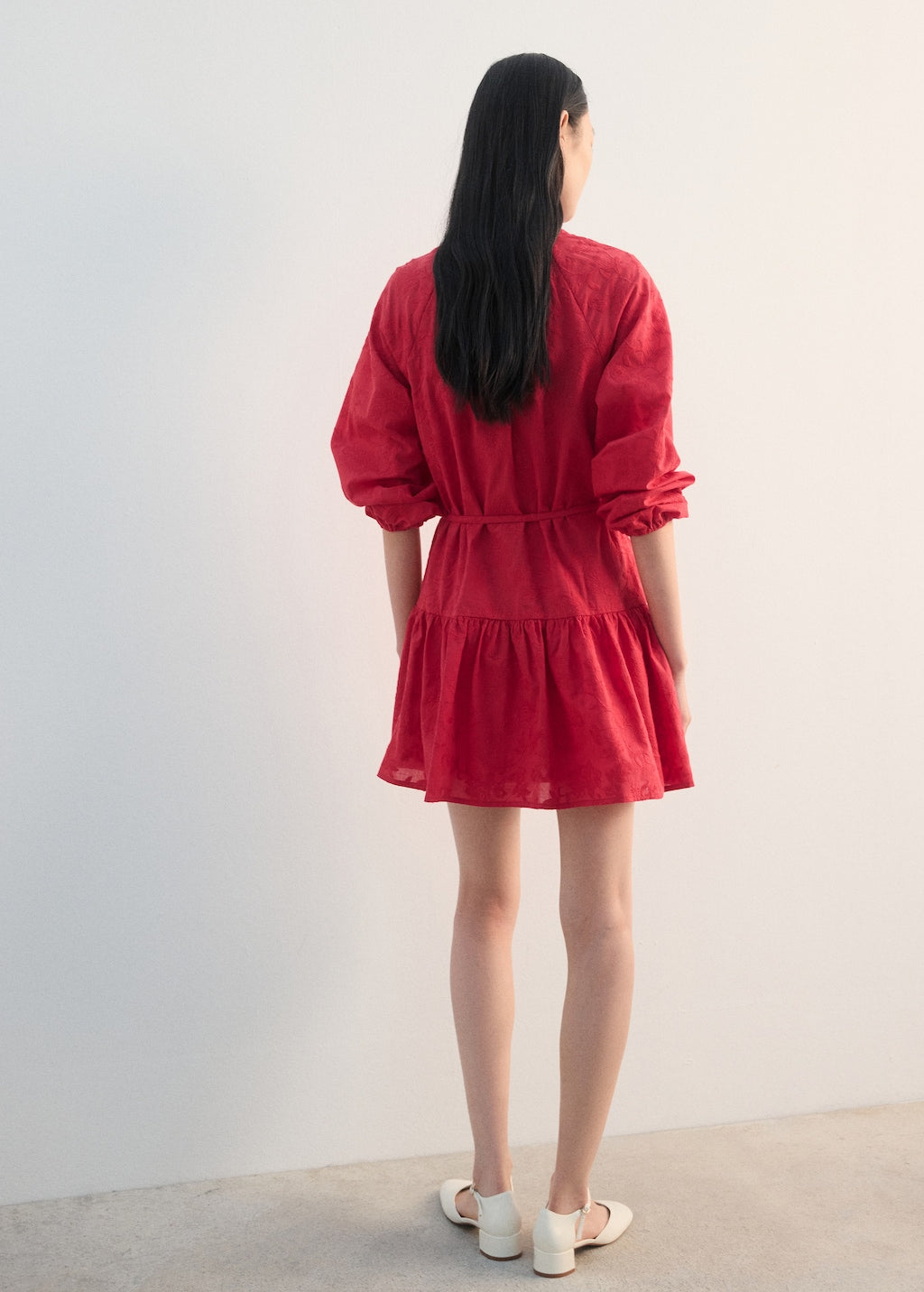 Mango dress domino in tomato - Image 7