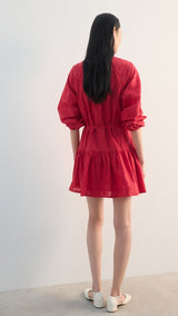 Mango dress domino in tomato - Image 7
