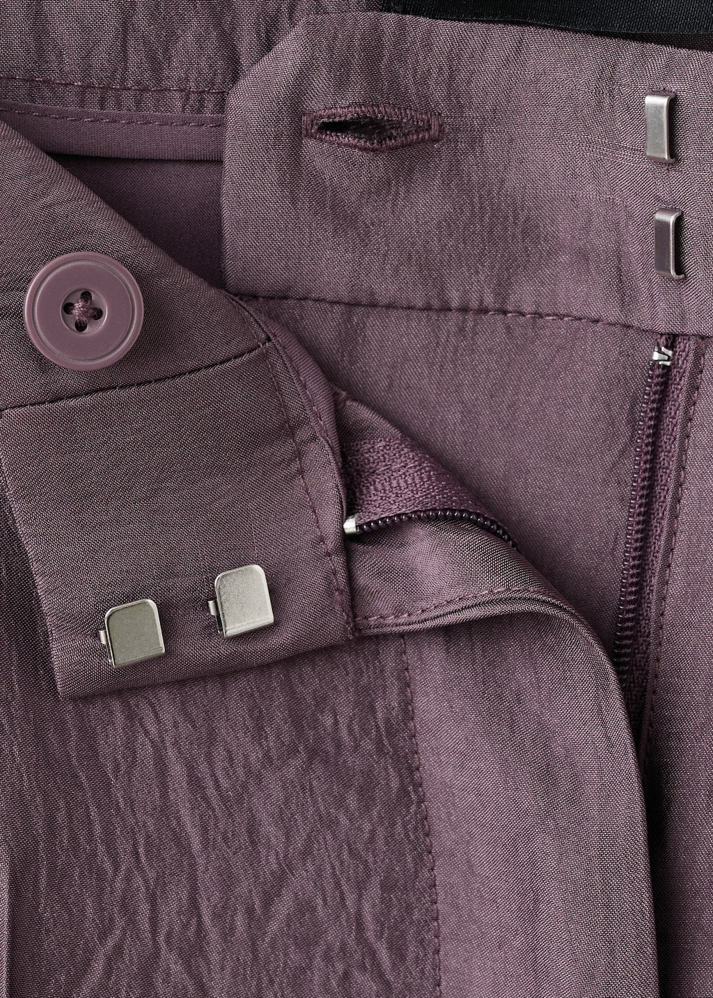 Mango trousers lilli in purple brown - Image 5