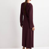 Mango dress francy in garnet-003