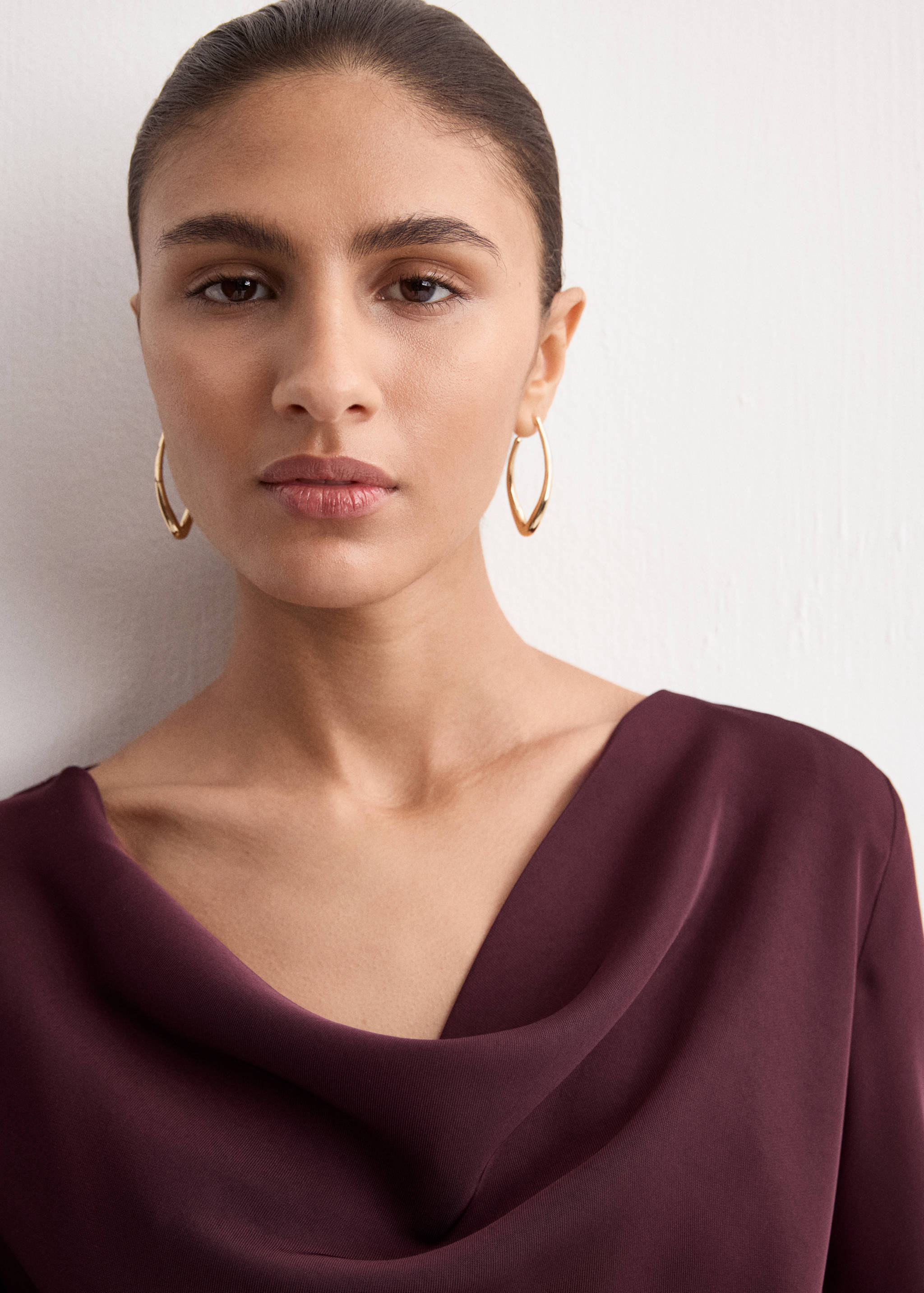 Mango dress francy in garnet-004