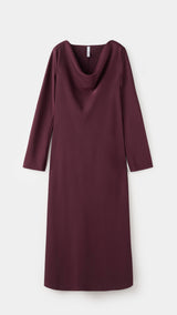 Mango dress francy in garnet-021