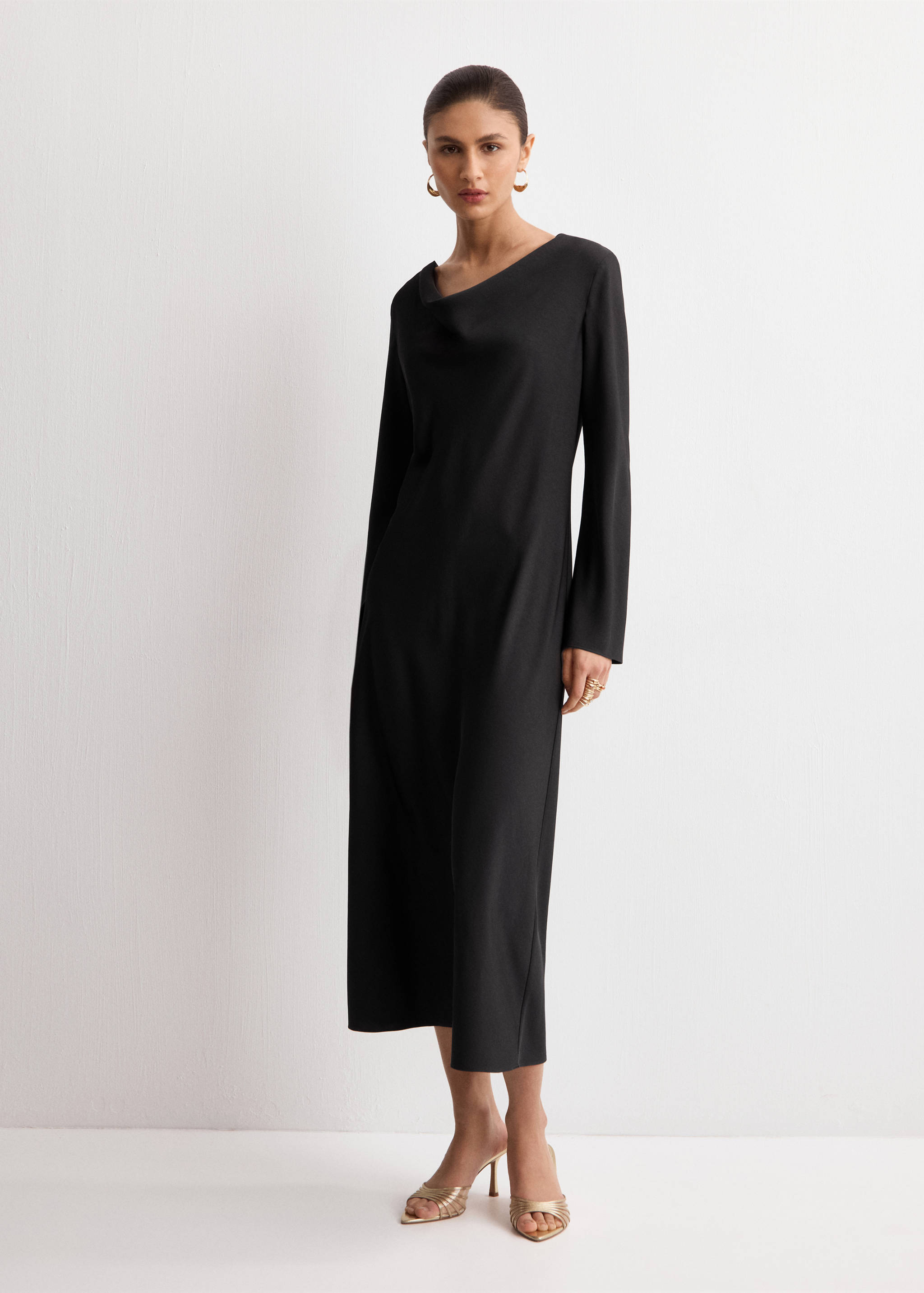 Mango dress francy in black-001