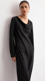 Mango dress francy in black-002