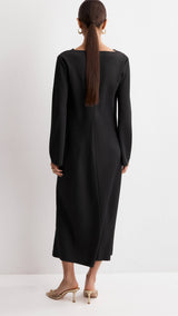 Mango dress francy in black-003