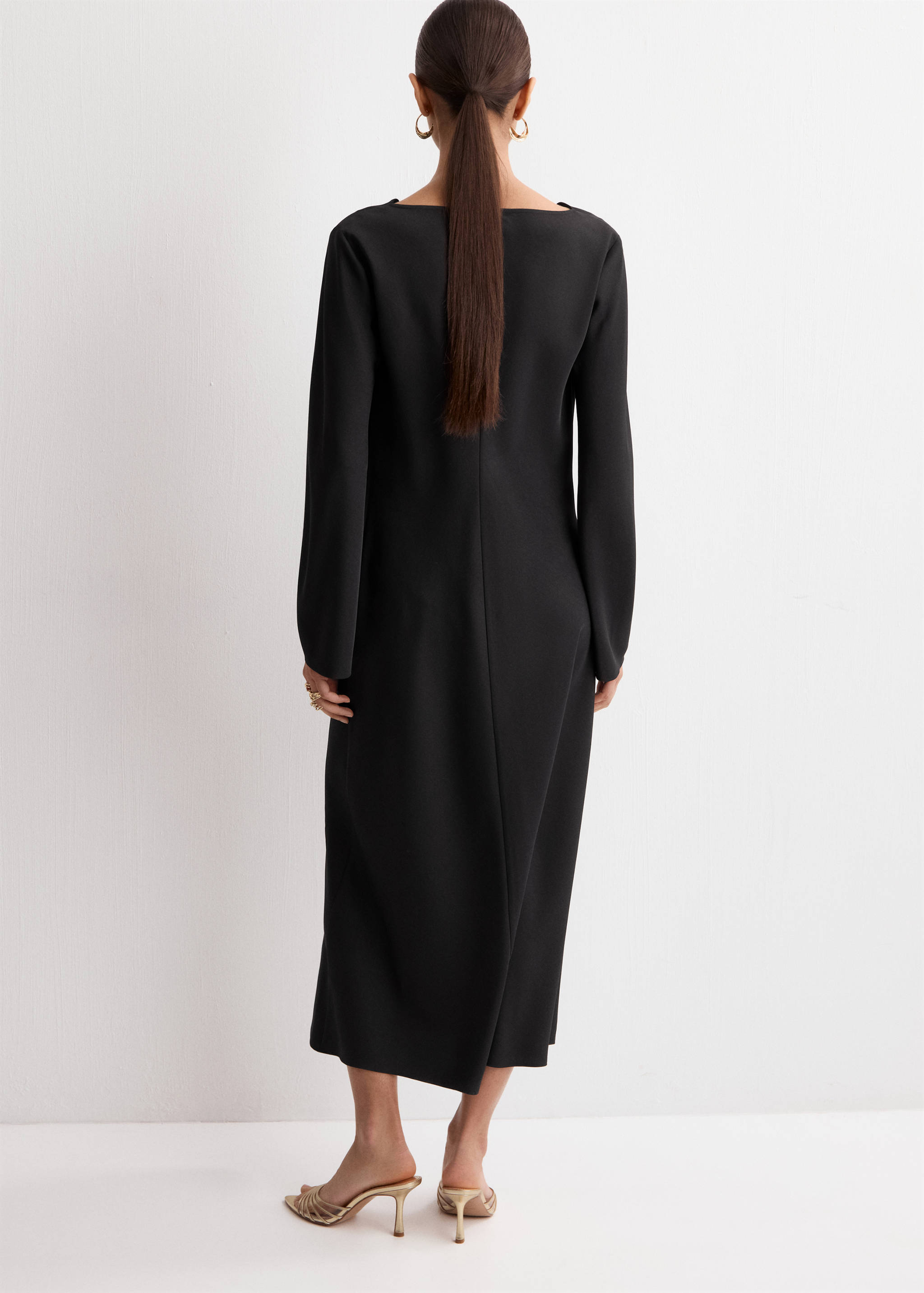 Mango dress francy in black-003