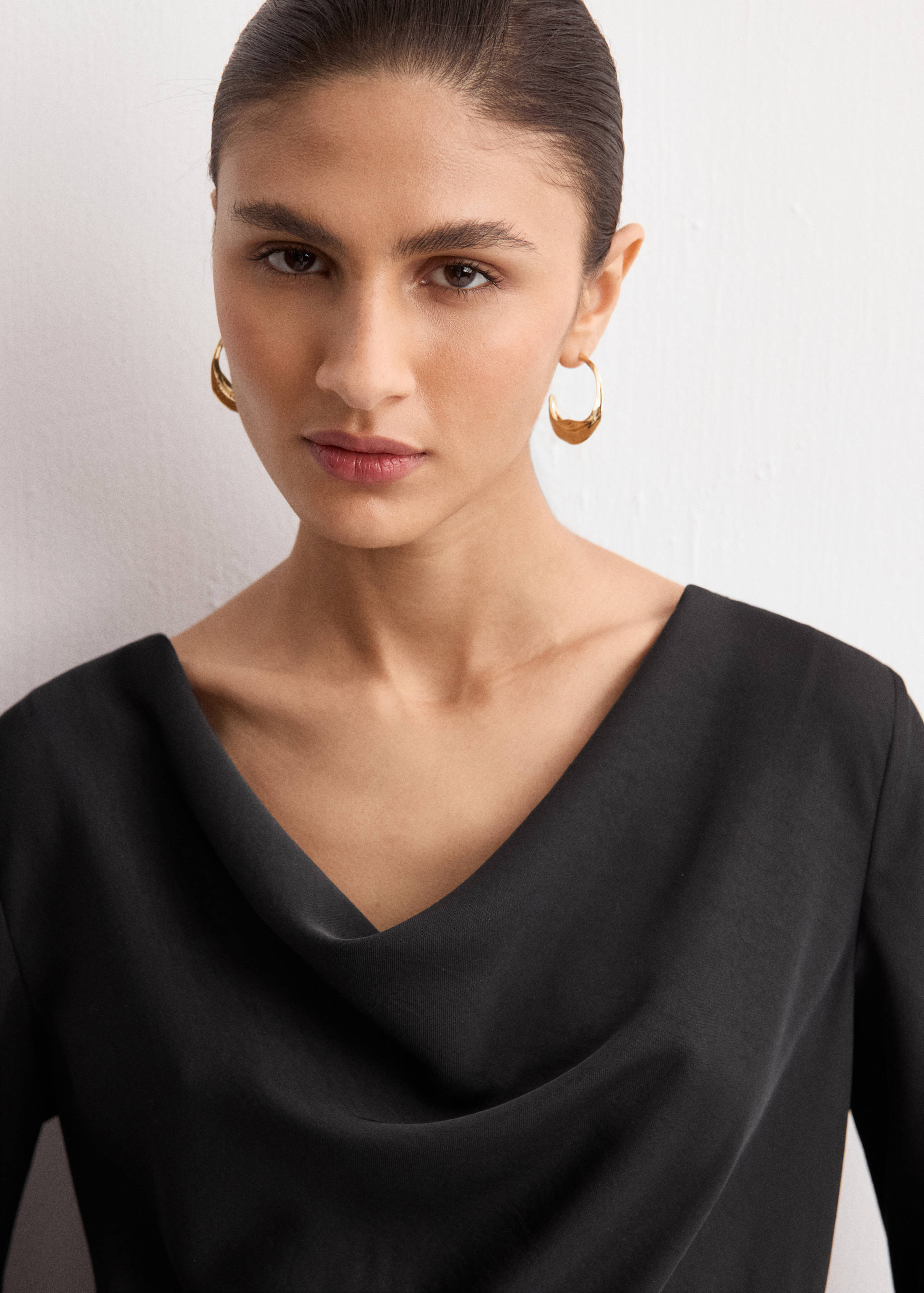 Mango dress francy in black-004