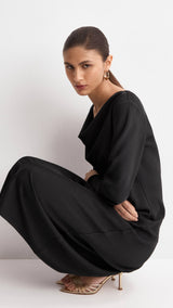 Mango dress francy in black-008