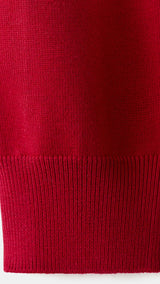 Mango sweater polotus in red - Image 3