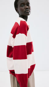 Mango sweater polotus in red - Image 4