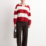 Mango sweater polotus in red - Image 5