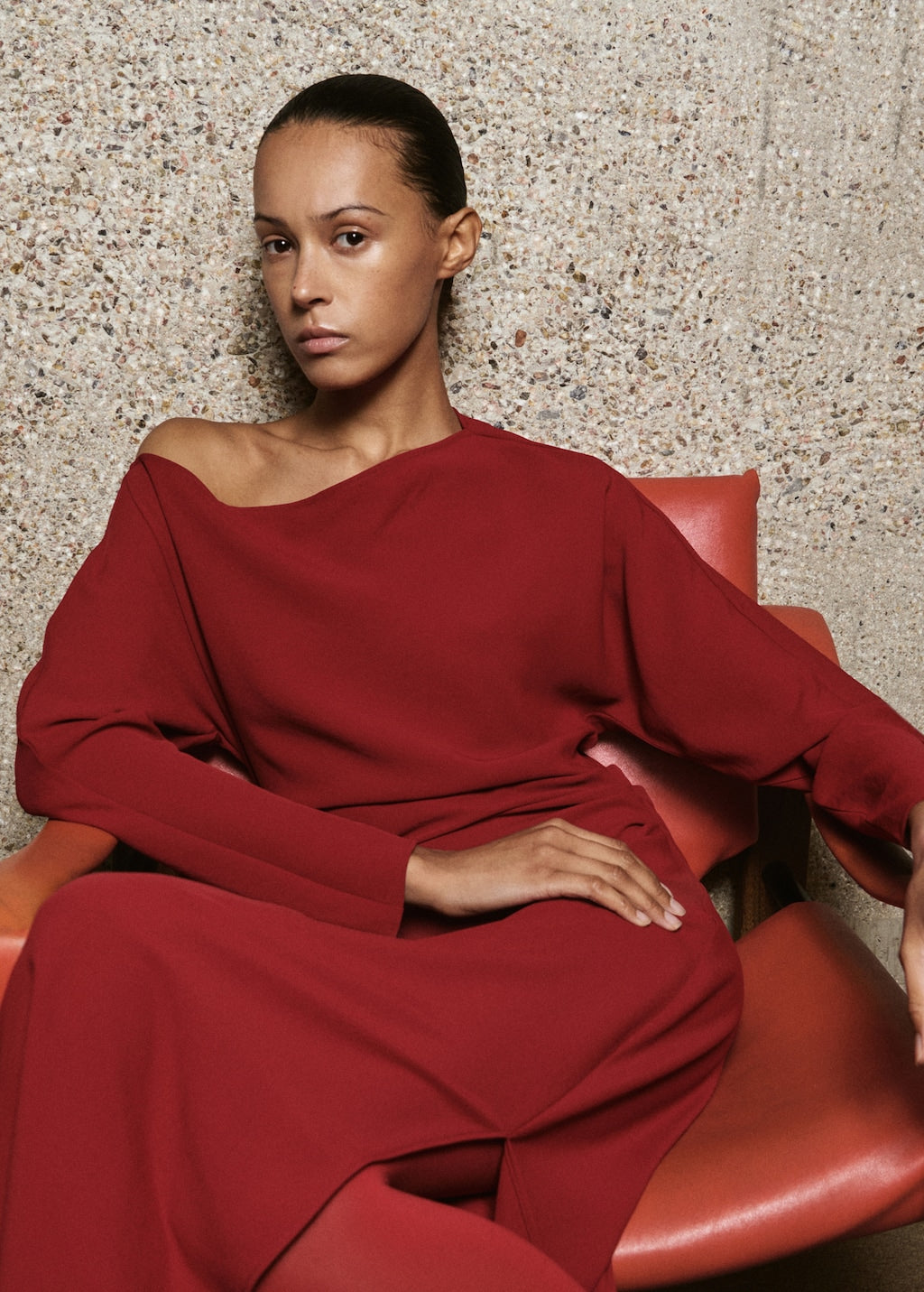 Mango dress bety2 in red - Image 4
