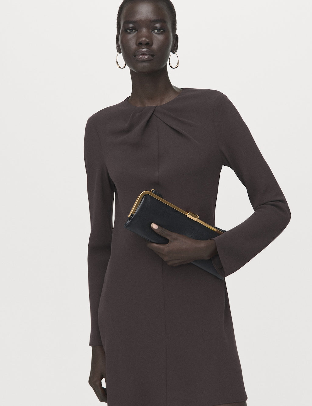 Mango dress sabi in brown - Image 1