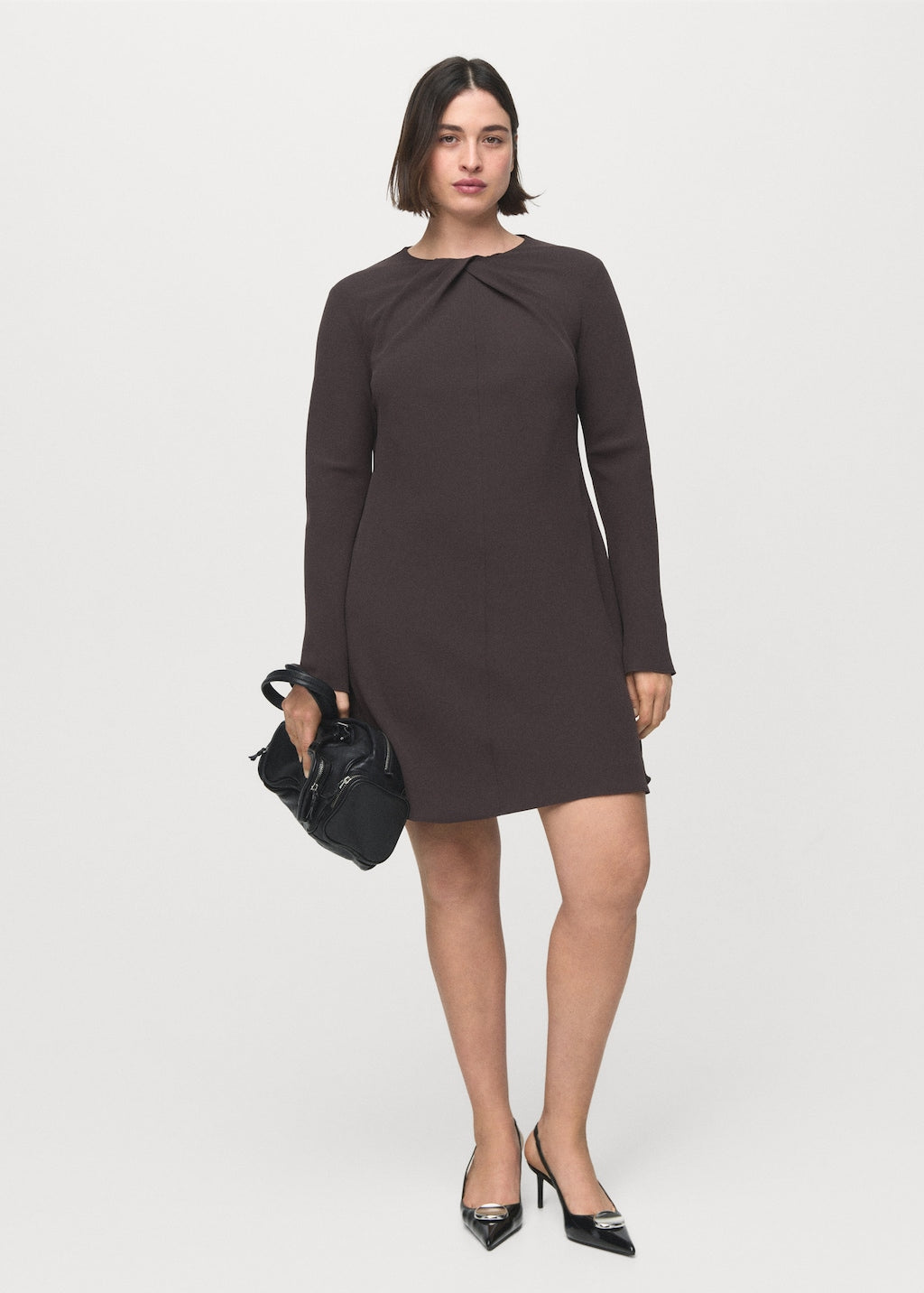Mango dress sabi in brown - Image 5