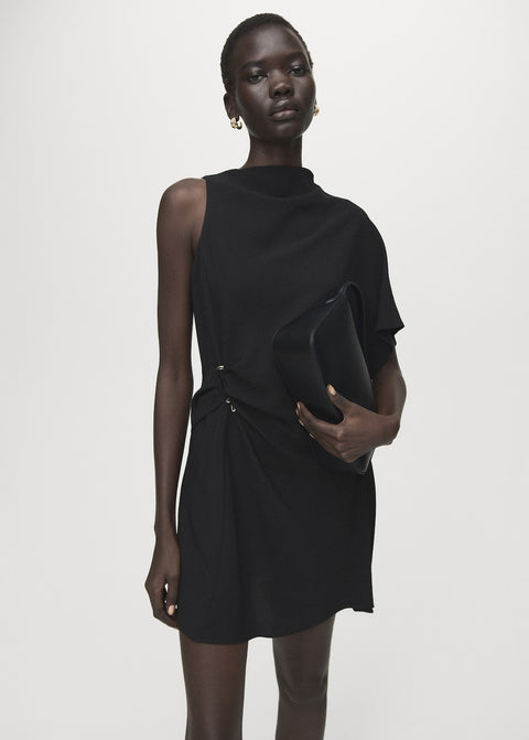 Mango dress soliel in black