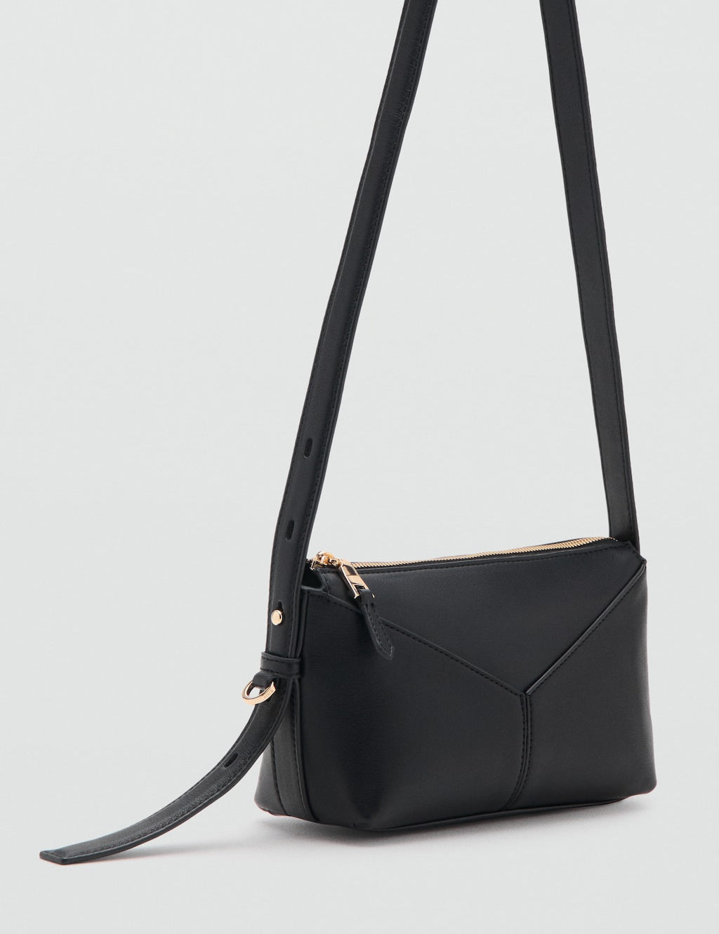 Mango crossbody bag cortado in black - Image 1