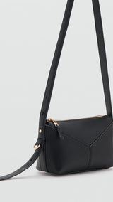 Mango crossbody bag cortado in black - Image 1
