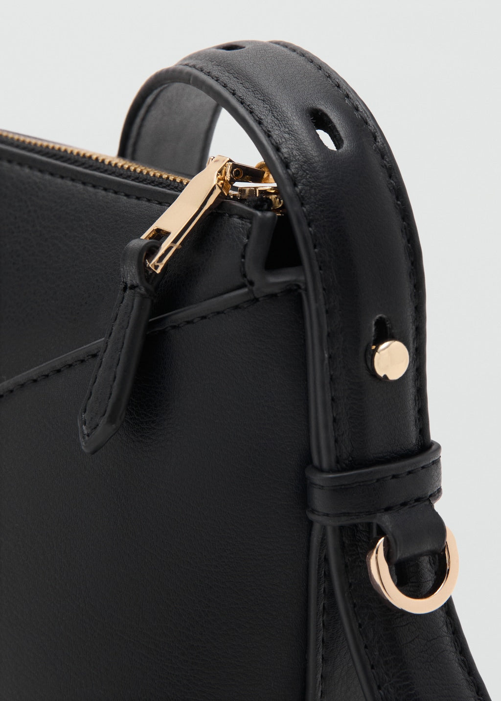 Mango crossbody bag cortado in black - Image 3