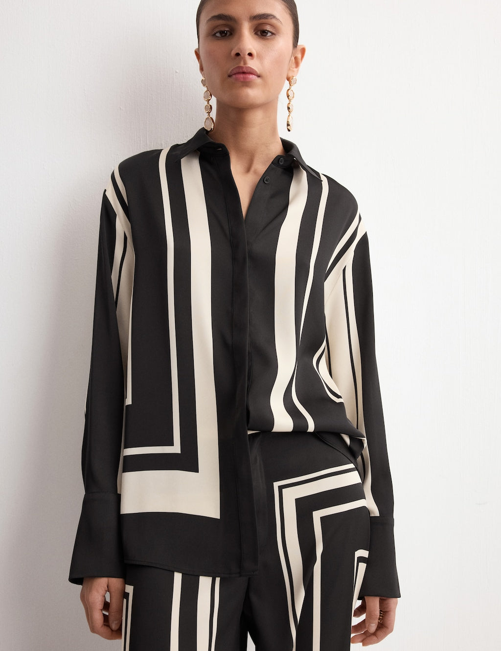 Mango blouse carol in black - Image 1