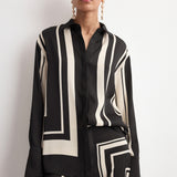 Mango blouse carol in black - Image 1
