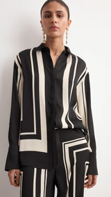 Mango blouse carol in black - Image 1